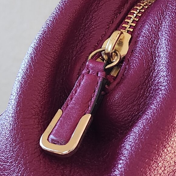 Euc Coach Madison Cranberry Leather Mini Shoulder Bag Handbag - Picture 6 of 15